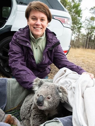 Kellie and Martin Koala