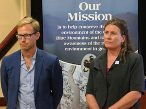 Justin Field and Trish Doyle