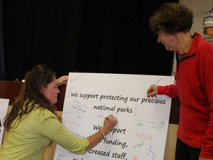 Trish Doyle and Madi Maclean