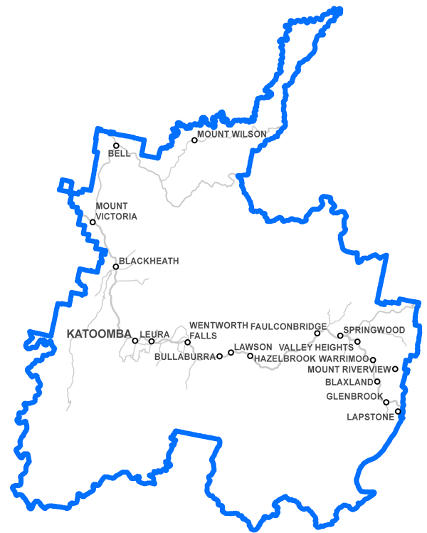 Map of the Macquarie  electorate