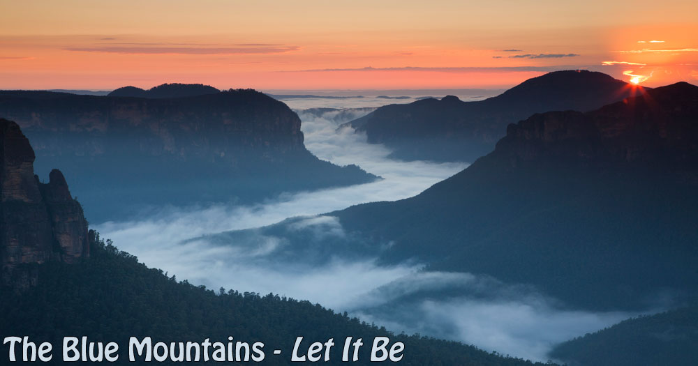 Grose Valley at dawn