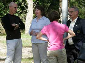 Geoff Luscombe, Roza Sage, Tara Cameron and Chris Van Der Kley