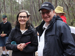 Councillors Romola Hollywood and Kevin Schreiber